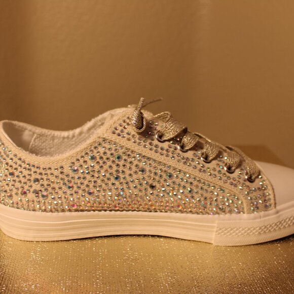 Vintage HavanaStarburst Rhinestone Retro Sneakers - Picture 6 of 10